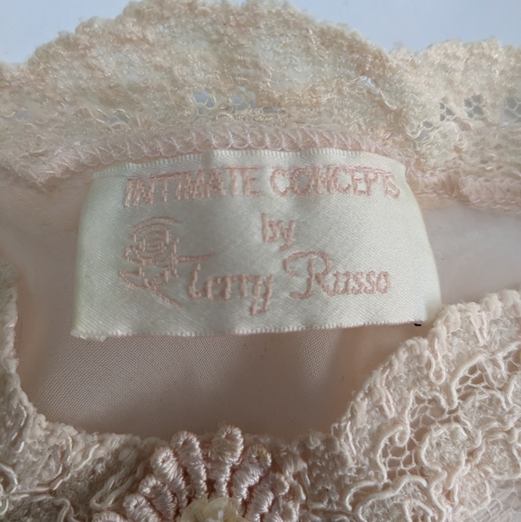 Intimate Concepts By Terry Russo  Gem-embellished Floral Lace Lingeries Set - Picture 3 of 4